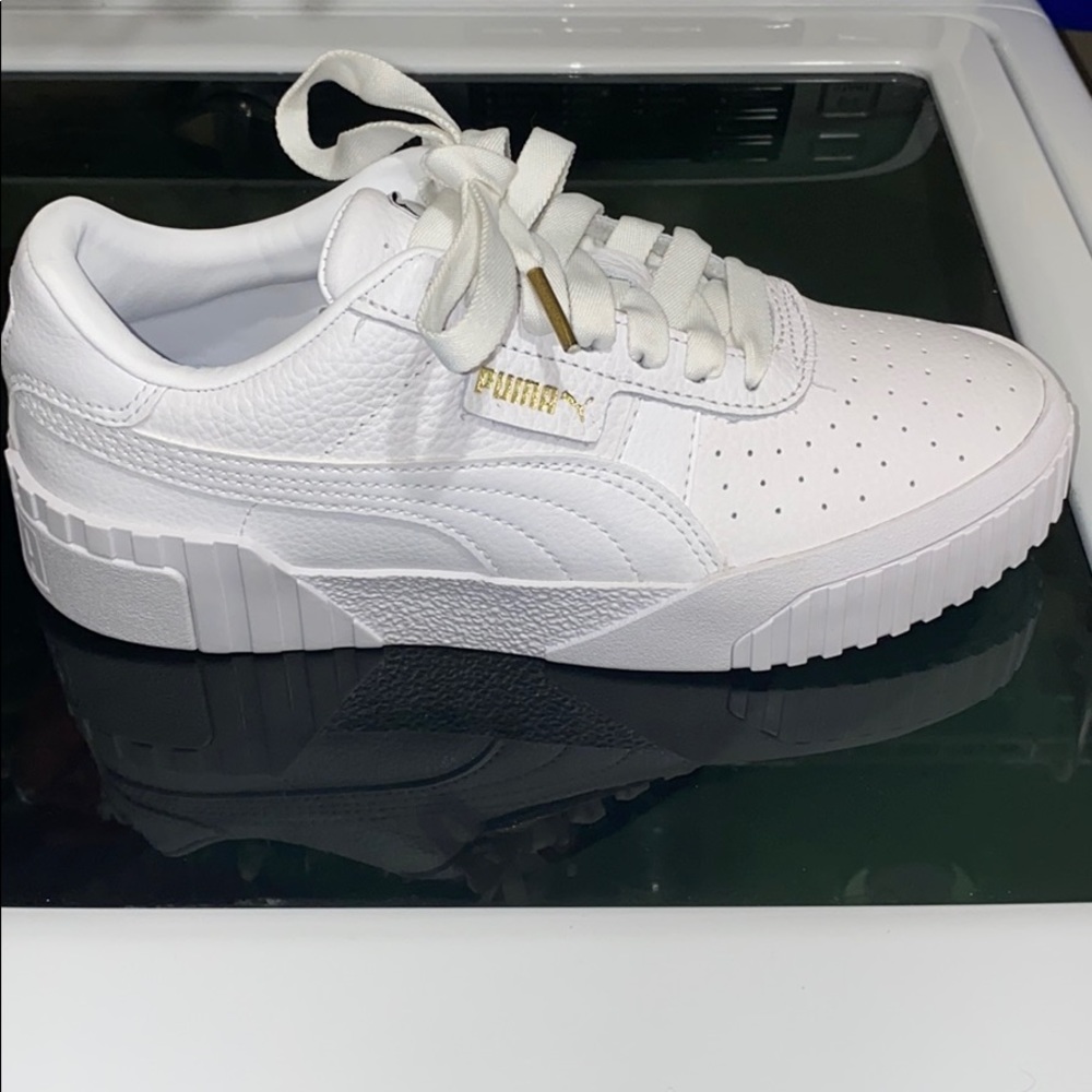 Puma white shoes
